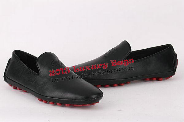 Alexander McQueen Calfskin Leather Casual Shoes MCQ255 Black