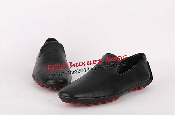 Alexander McQueen Calfskin Leather Casual Shoes MCQ255 Black