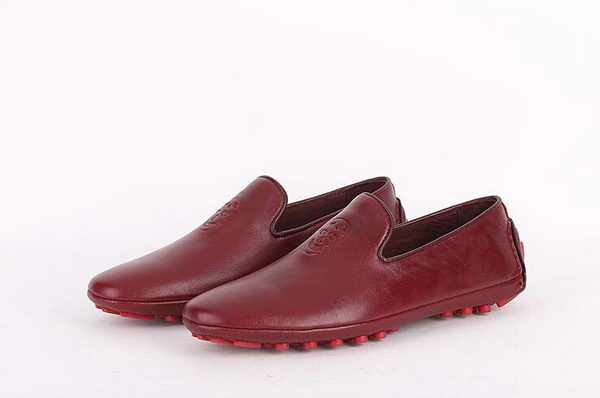 Alexander McQueen Calfskin Leather Casual Shoes MCQ255 Burgundy