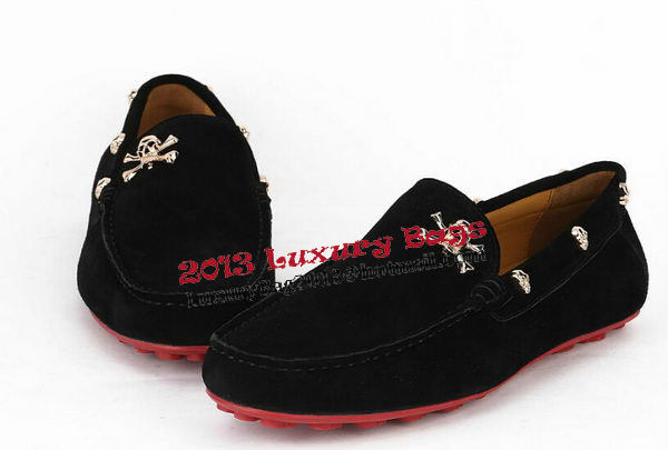Alexander McQueen Suede Leather Casual Shoes MCQ251 Black