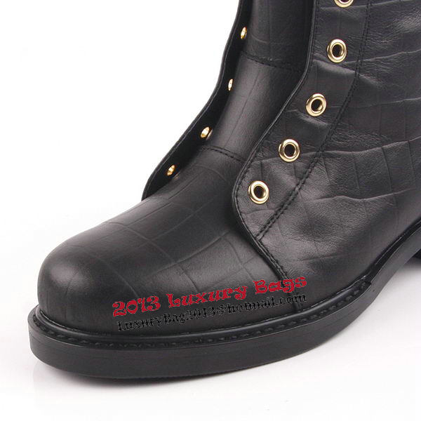 Giuseppe Zanotti Calfskin Leather Ankle Boot GZ0371 Black