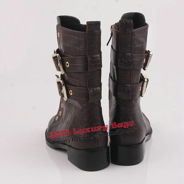 Giuseppe Zanotti Calfskin Leather Ankle Boot GZ0373 Brown