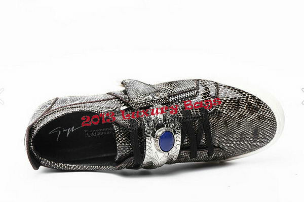 Giuseppe Zanotti Casual Shoes Snake Leather GZ0375 Grey
