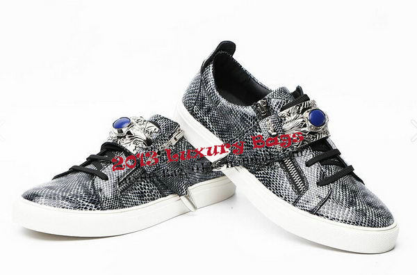 Giuseppe Zanotti Casual Shoes Snake Leather GZ0376 Grey