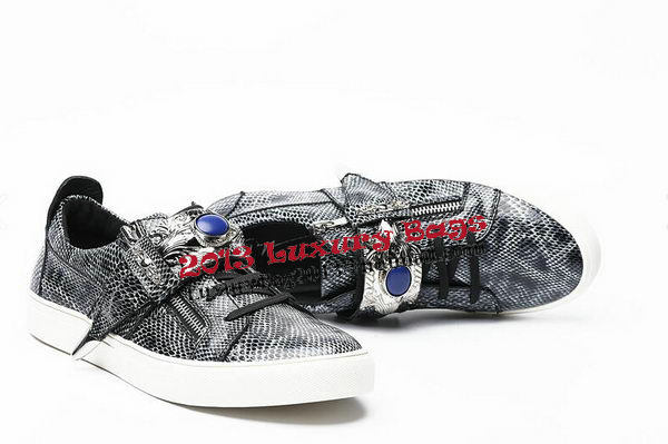 Giuseppe Zanotti Casual Shoes Snake Leather GZ0376 Grey