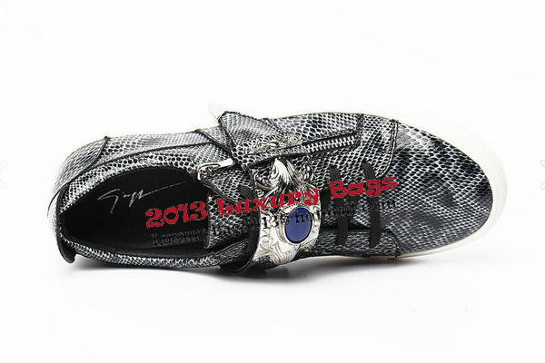 Giuseppe Zanotti Casual Shoes Snake Leather GZ0376 Grey
