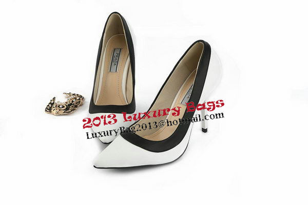 Prada Sheepskin Leather Pump PD339 White