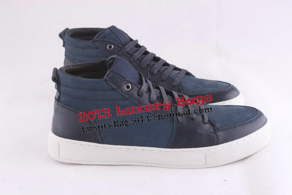 Yves Saint Laurent Casual Shoes Suede Leather YSL236 Blue
