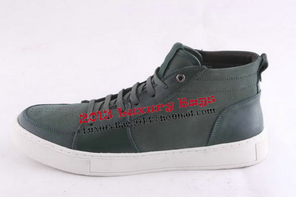 Yves Saint Laurent Casual Shoes Suede Leather YSL236 Green