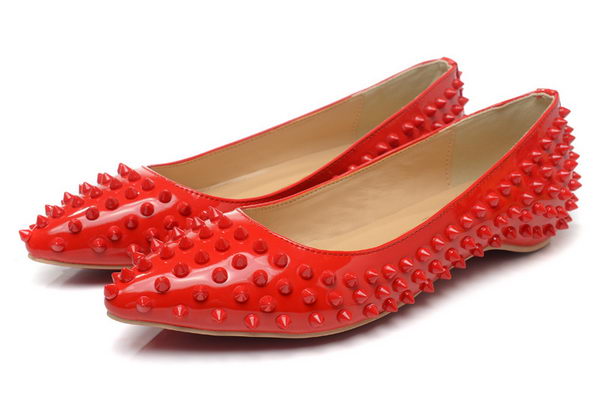 Christian Louboutin Casual Shoes Patent Leather CL1466 Red