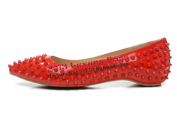 Christian Louboutin Casual Shoes Patent Leather CL1466 Red