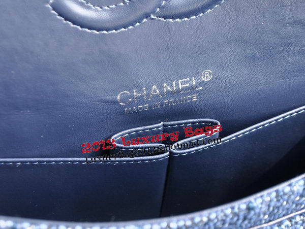 Chanel 2.55 Series Classic Flap Bag Fabric CF1112 Royal