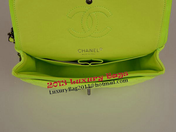 Chanel 2.55 Series Classic Flap Bag Velvet CF1112 Green