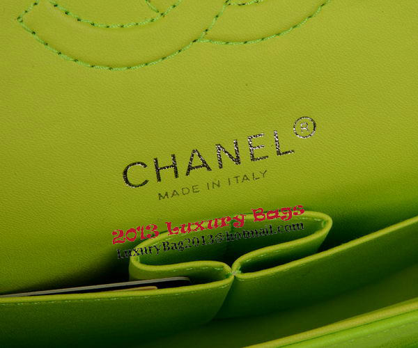 Chanel 2.55 Series Classic Flap Bag Velvet CF1112 Green