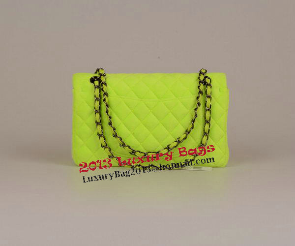 Chanel 2.55 Series Classic Flap Bag Velvet CF1112 Green