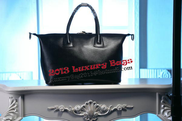 Gucci Carry-on Duffle Bag Calfskin 325791 Black