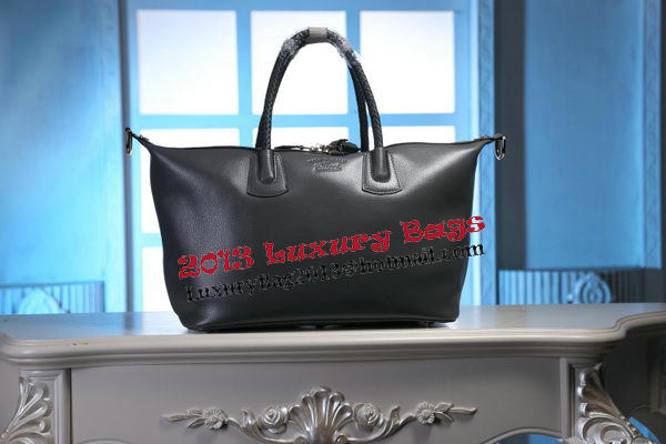 Gucci Carry-on Duffle Bag Calfskin 325791 Gray
