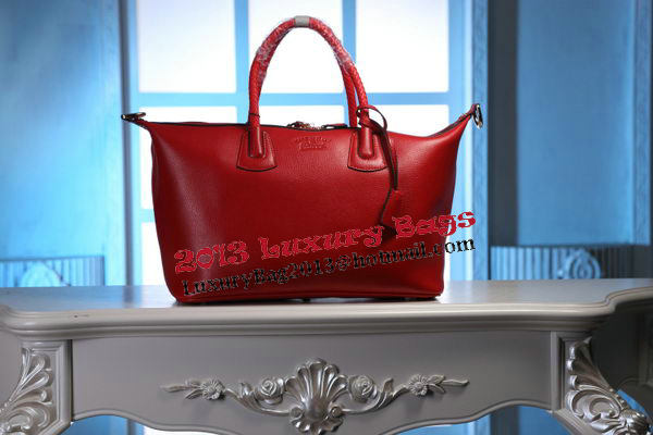 Gucci Carry-on Duffle Bag Calfskin 325791 Red
