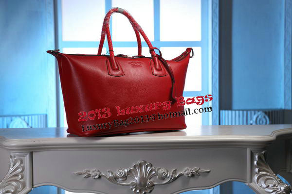 Gucci Carry-on Duffle Bag Calfskin 325791 Red