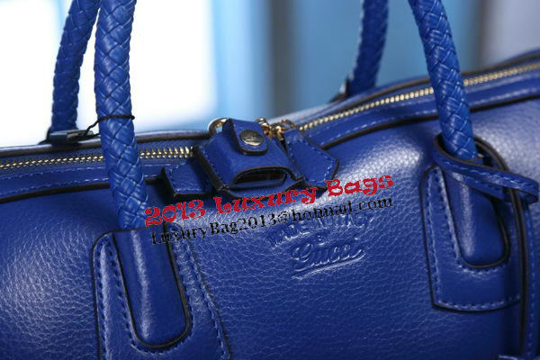 Gucci Carry-on Duffle Bag Calfskin 325791 Royal