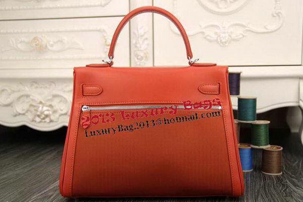 Hermes Kelly Lakis Tote Bag H3658 Orange