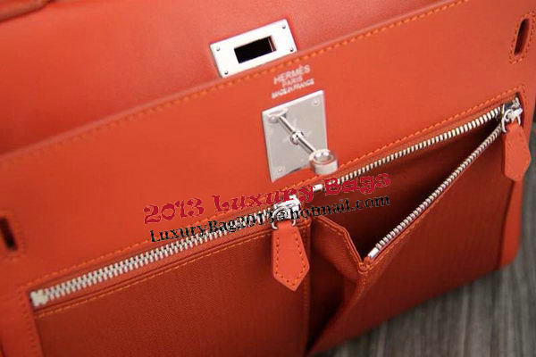 Hermes Kelly Lakis Tote Bag H3658 Orange