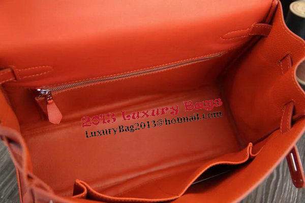 Hermes Kelly Lakis Tote Bag H3658 Orange