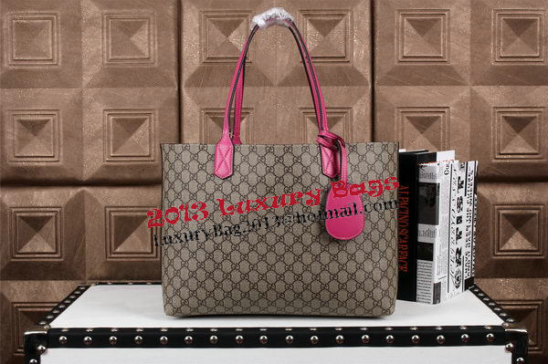 Gucci Reversible GG Leather Tote Bag 368568 Rose