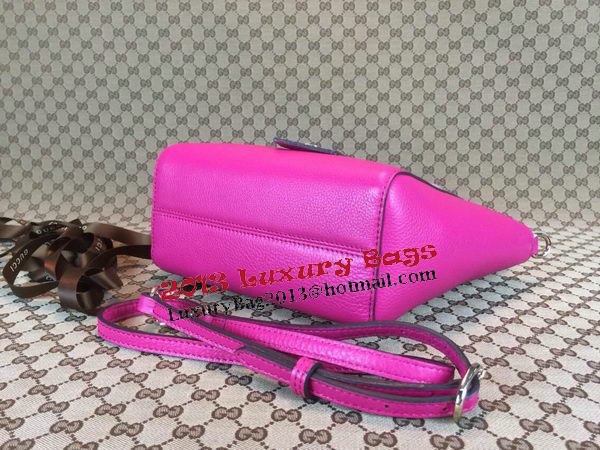 Gucci Swing mini Leather Top Handle Bag 368827 Rose