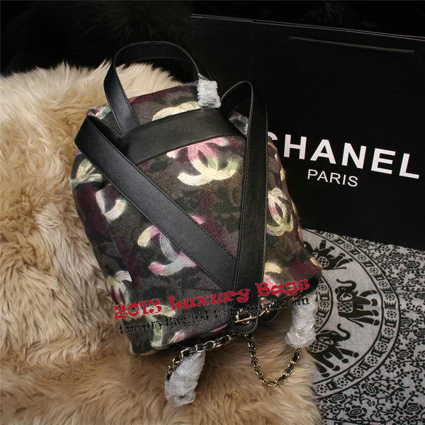 Chanel Backpack Villus Leather CA68030 Pink