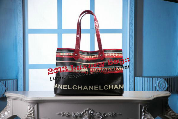 Chanel Grainy Leather Tote Bag CHA6010 Black