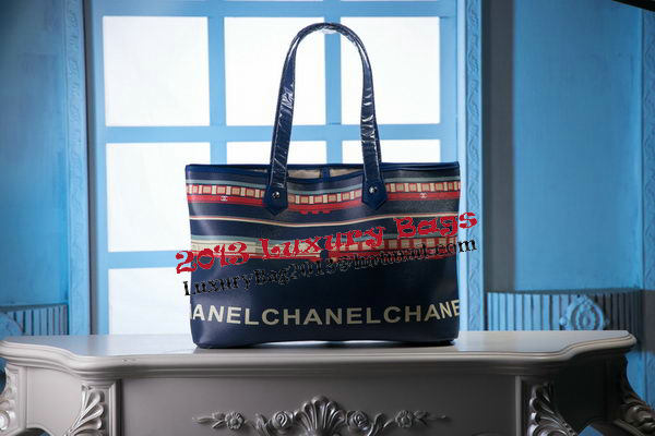 Chanel Grainy Leather Tote Bag CHA6010 Blue