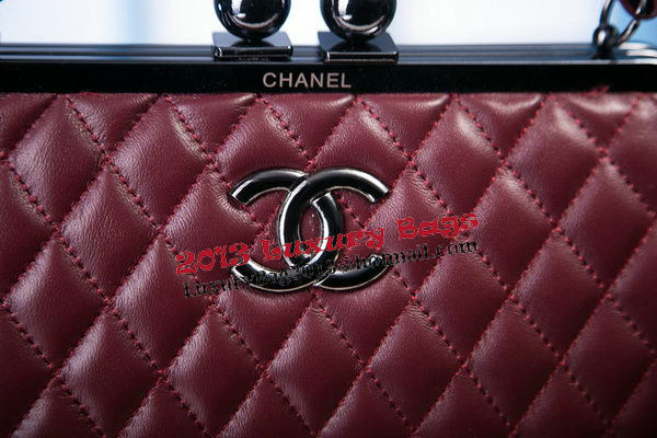 Chanel Original Leather Shoulder Bag A33816 Burgundy