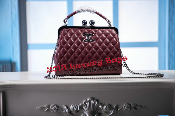 Chanel Original Leather Shoulder Bag A33816 Burgundy