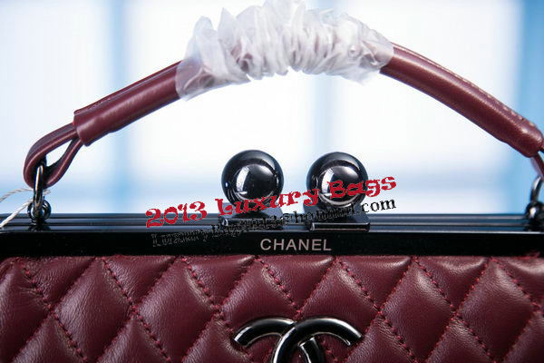 Chanel Original Leather Shoulder Bag A33816 Burgundy