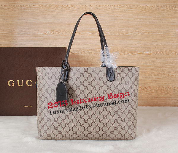 Gucci Reversible GG Leather Tote Bag 368568 Black