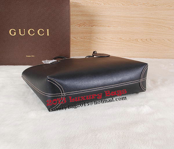Gucci Reversible GG Leather Tote Bag 368568 Black