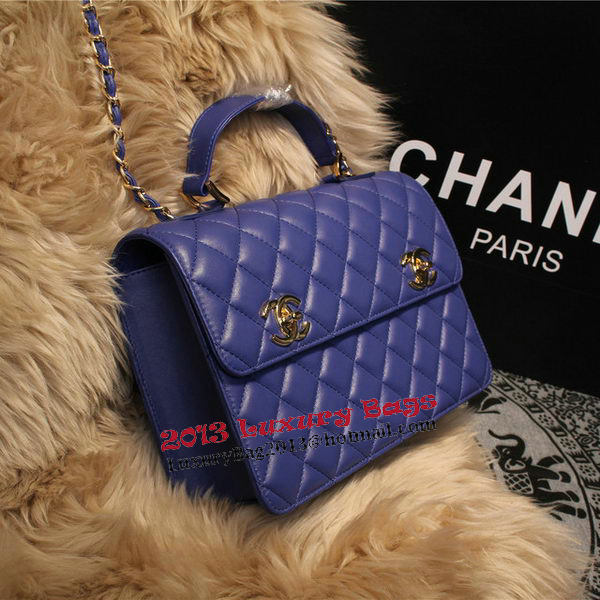 Chanel Shoulder Bag Sheepskin Leather A67059 Royal