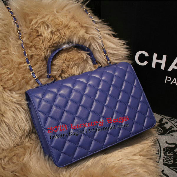 Chanel Shoulder Bag Sheepskin Leather A67059 Royal