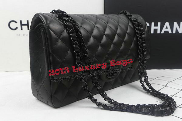 Chanel 2.55 Series Flap Bags Original Sheepskin Leather A1112 Black