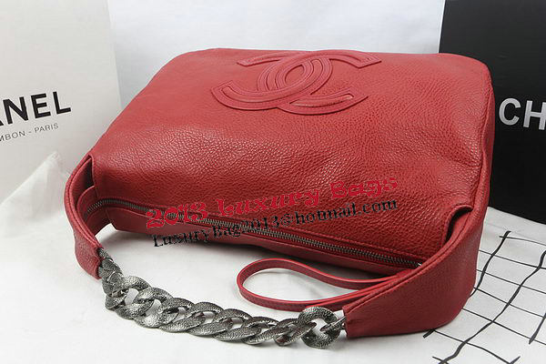 Chanel Top Original Leather Hobo Bag A92170 Red