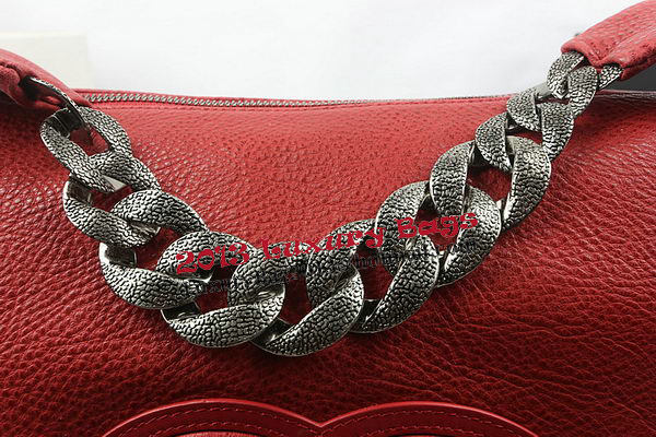 Chanel Top Original Leather Hobo Bag A92170 Red