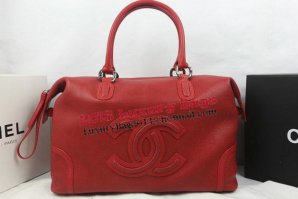 Chanel Top Original Leather Tote Bag A69236 Red