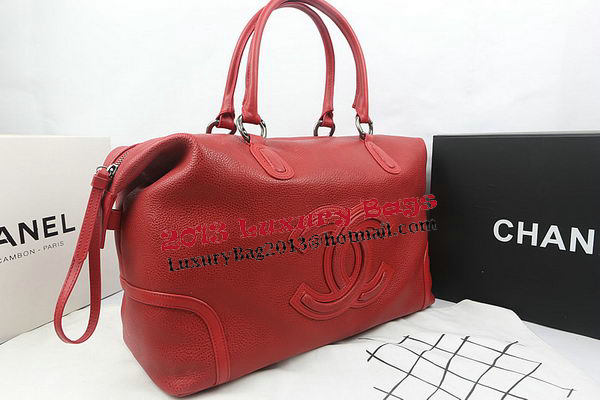 Chanel Top Original Leather Tote Bag A69236 Red