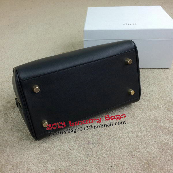 Celine Small Top Handle Bag Original Leather C20135S Black