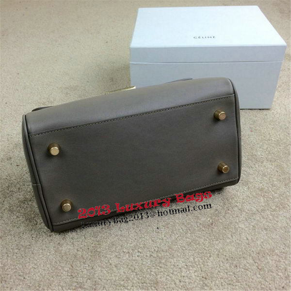 Celine Small Top Handle Bag Original Leather C20135S Grey