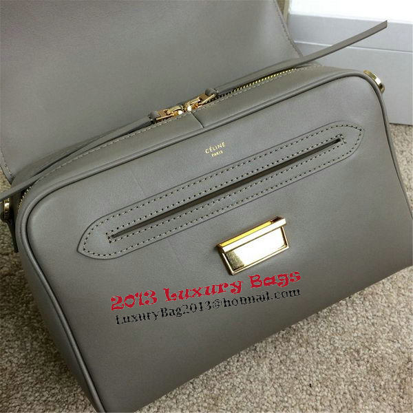 Celine Small Top Handle Bag Original Leather C20135S Grey