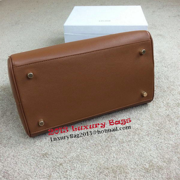 Celine Small Top Handle Bag Original Leather C20135S Wheat