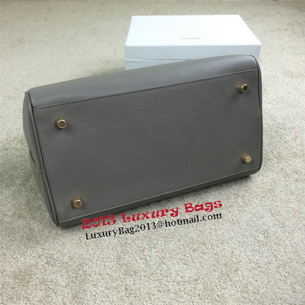 Celine Top Handle Bag Original Leather C20135L Grey