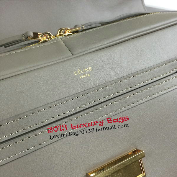 Celine Top Handle Bag Original Leather C20135L Grey